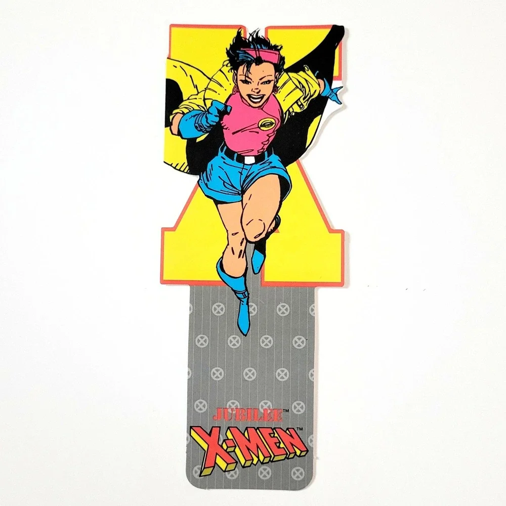 Vintage 90s X-Men Jubilee Bookmark die-cut Marvel Girl USA 1994 Antioch KS 32387